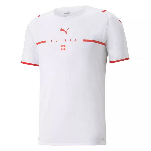 Tailandia Camiseta Suiza Segunda Equipación 2021 Blanco